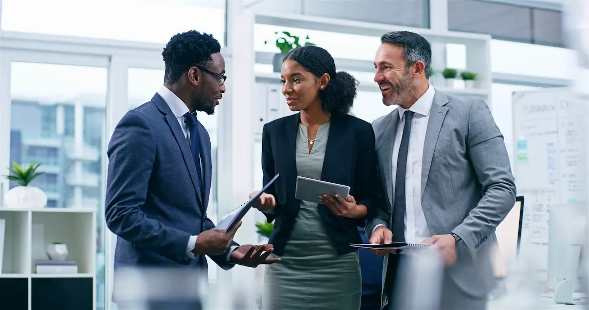 Partners discussing the impact of private equity in accounting firms